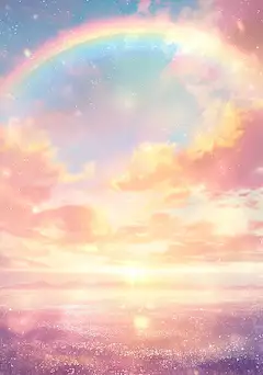 Rainbow Sunset.