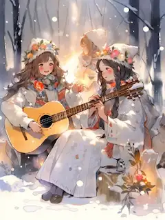お題…『3姉妹』　丁丑(ひのとうし)さん家の姉三姉妹