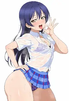 ミニスカ海未