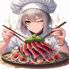 地産地消…カツオのタタキのカルパッチョ