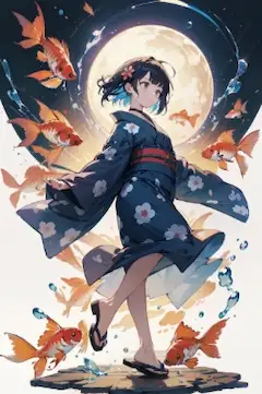 季節外れの金魚