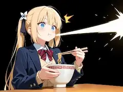 ビーム！？ラーメン娘の日常