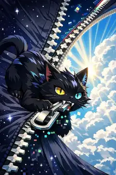黒猫が開く宇宙の扉