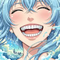 水しぶき舞う空の笑顔