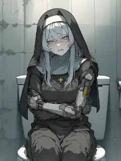 めっちゃお腹いたいサイボーグなシスターさん
