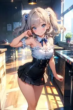 他所の娘で『ツーサイドアップ』