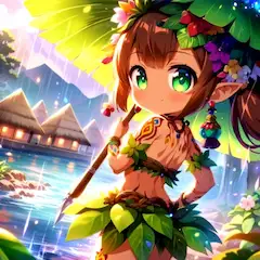 葉っぱの傘