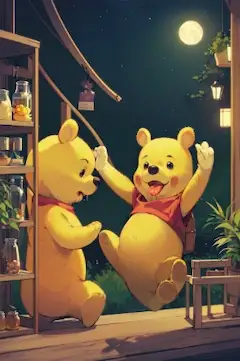 蜂蜜キメた熊