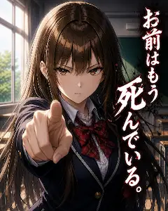 死の宣告を放つ少女