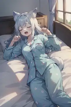 ワーウルフ娘の一日