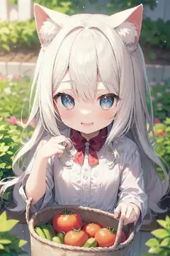 野菜いっぱい穫れた