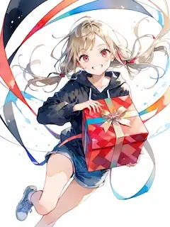 お届け物でーす