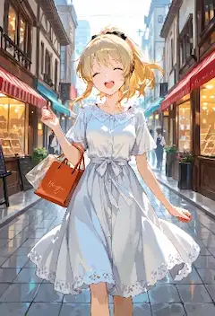 街角で踊る少女の幸せな一日
