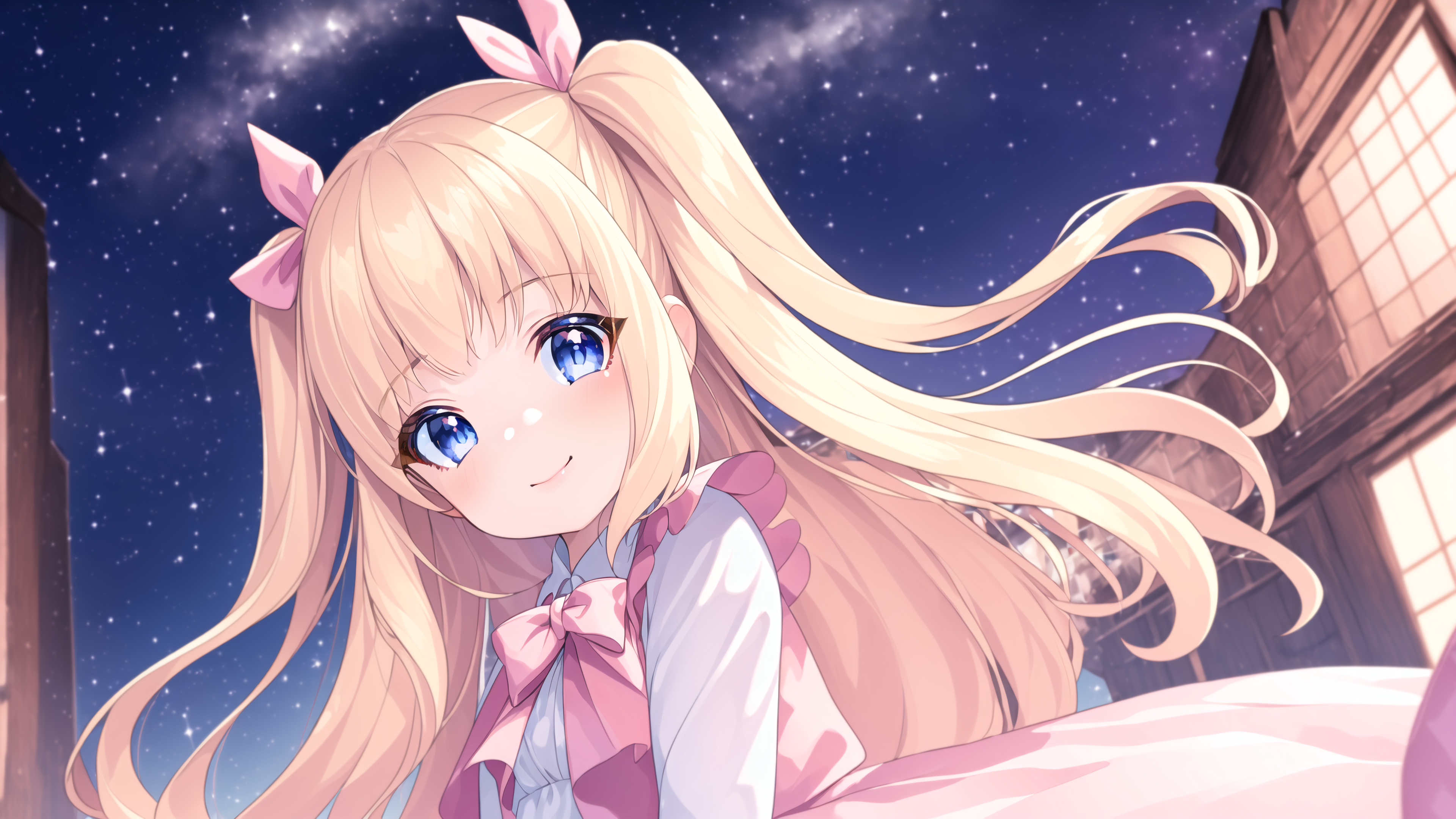 4k Blond Girl Wallpaper Collection 3 Stargazing Together Aipictors