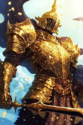 黄金の甲冑騎士