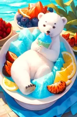 本格派白熊かき氷