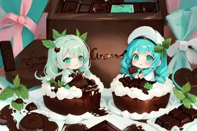 チョコミントの妖精