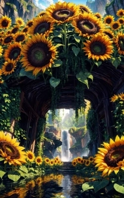 sunflower gate