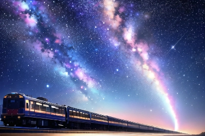 宇宙を駆ける銀河鉄道
