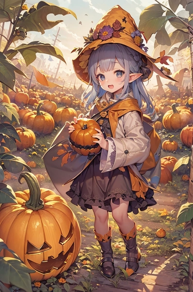 かぼちゃの収穫