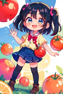 メルヘンなトマトとうちの子♥（13枚）