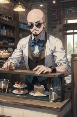 ケーキカフェの店長