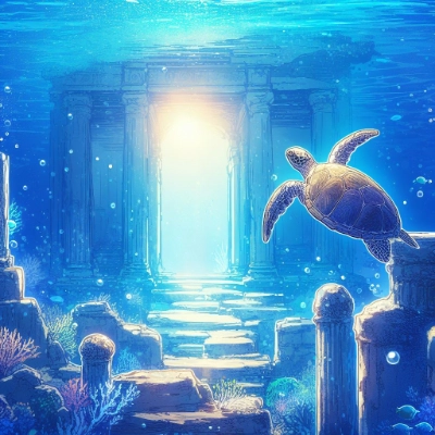 亀たちの海底遺跡探検＜光の門編＞