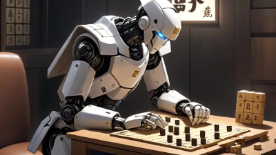 将棋をするロボット