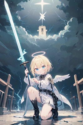 Holy Angel Lightning Sword