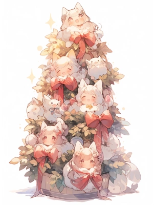 クリスマス。猫