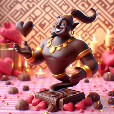 バレンタインデーに現れるチョコレートの魔神