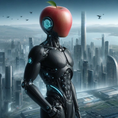 林檎の人型ロボット