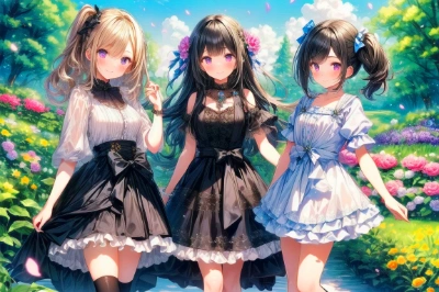 三姉妹な、うちの子♥(9枚)＆kl-f8-anime2消えないで～！！