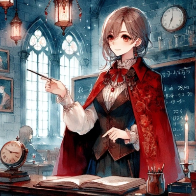 魔術学校の女教師