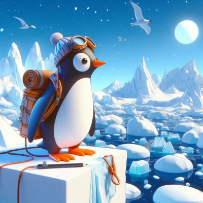 結局、南極を大冒険するペンギン