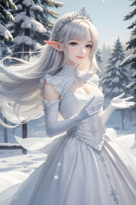 「私、実は雪の妖精なの」